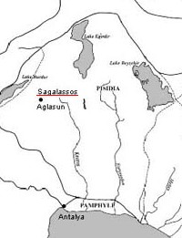 Sagalassos Haritası